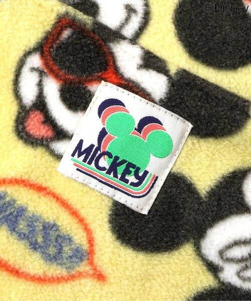 Disney（ディズニー）の「WEB限定 ディズニーキャラクター/総柄フリースプルオーバー（スウェット・キッズ・ネイビー/イエロー・80/90/100/110/120/130/140）」の5枚目の写真