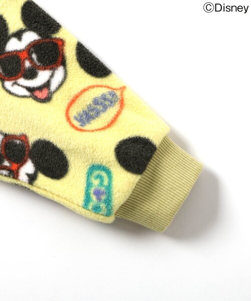 Disney（ディズニー）の「WEB限定 ディズニーキャラクター/総柄フリースプルオーバー（スウェット・キッズ・ネイビー/イエロー・80/90/100/110/120/130/140）」の6枚目の写真