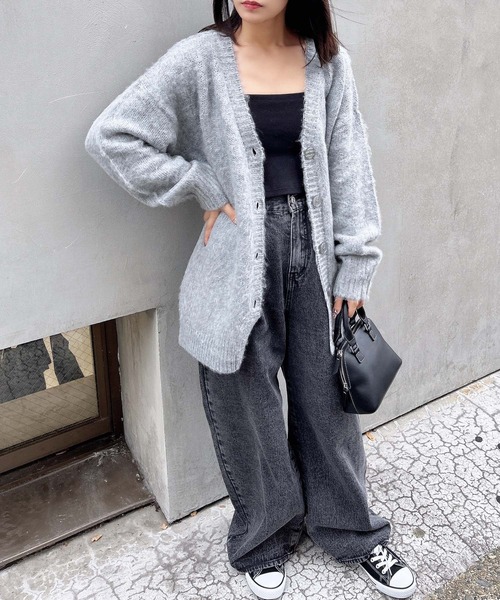 INGNI(イング)の「ベアリブキャミ/A(キャミソール・レディース・オフホワイト/ブラック・M)」の16枚目の写真