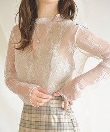 merrylatte（メリーラテ）の「レースシアーメロウトップス（その他トップス）」