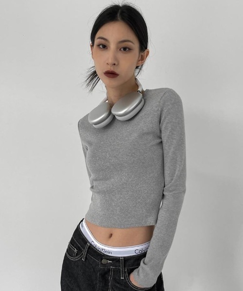 セール】[MADE] ポッキーズクロップ長袖Tシャツ（Tシャツ/カットソー