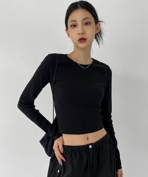 セール】[MADE] ポッキーズクロップ長袖Tシャツ（Tシャツ/カットソー