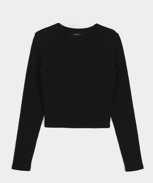 ready made 長袖カットソー ブラック セール】[MADE] ポッキーズクロップ長袖Tシャツ（Tシャツ