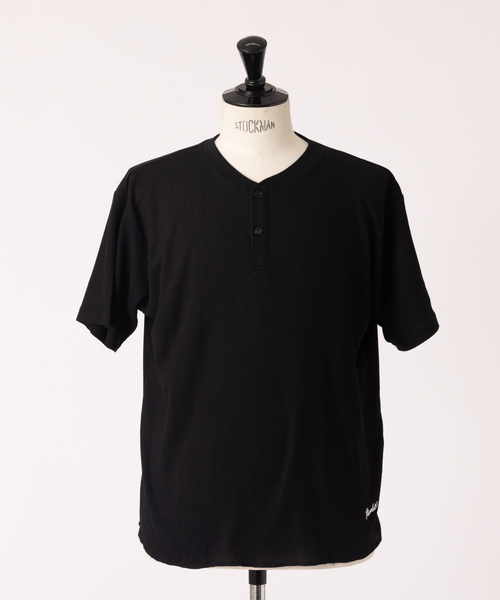 NUMBER (N)INE(ナンバーナイン)の「【FRUIT OF THE LOOMxNUMBER(N)INE 】ヘンリーネックTシャツ(Tシャツ/カットソー・メンズ・ホワイト/ブラック/グレー・M/L/XL)」の4枚目の写真