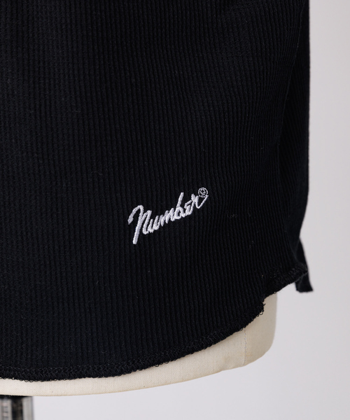 NUMBER (N)INE(ナンバーナイン)の「【FRUIT OF THE LOOMxNUMBER(N)INE 】ヘンリーネックTシャツ(Tシャツ/カットソー・メンズ・ホワイト/ブラック/グレー・M/L/XL)」の11枚目の写真