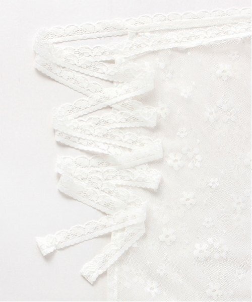 by LOVEiT（バイラビット）の「レーススカート（スカート・キッズ・ホワイト/オフホワイト・FREE）」の6枚目の写真