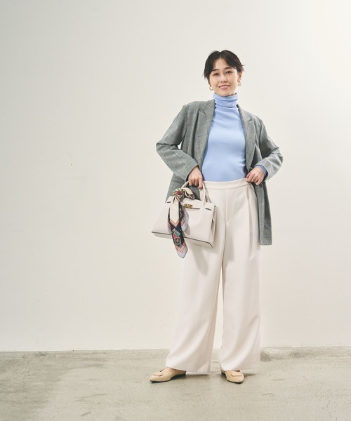 セール】ダブルクロスセミワイドパンツ＜低身長サイズあり＞/133682