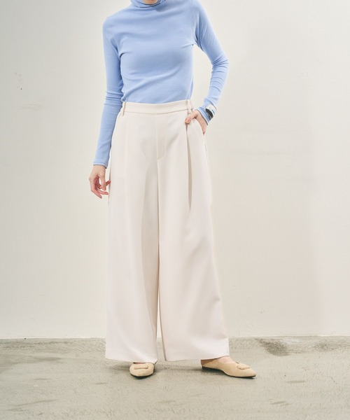 Elura（エルーラ）の「ダブルクロスセミワイドパンツ＜低身長サイズあり＞/133682（その他パンツ・レディース・フューシャピンク/ホワイト/ネイビー・FREE(S)/MEDIUM/LARGE）」の15枚目の写真