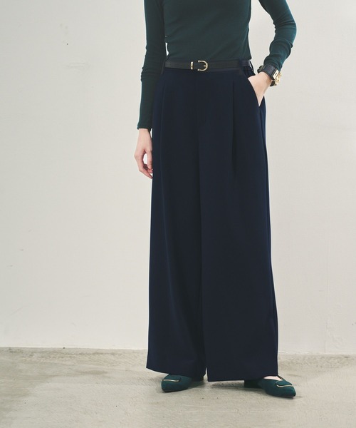 Elura（エルーラ）の「ダブルクロスセミワイドパンツ＜低身長サイズあり＞/133682（その他パンツ・レディース・フューシャピンク/ホワイト/ネイビー・FREE(S)/MEDIUM/LARGE）」の16枚目の写真