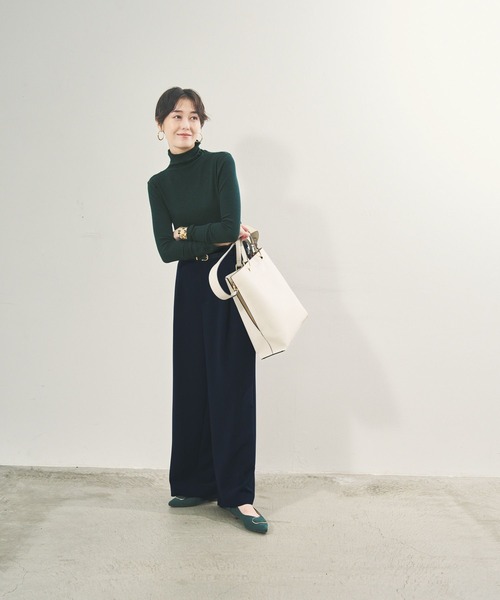 Elura（エルーラ）の「ダブルクロスセミワイドパンツ＜低身長サイズあり＞/133682（その他パンツ・レディース・フューシャピンク/ホワイト/ネイビー・FREE(S)/MEDIUM/LARGE）」の19枚目の写真