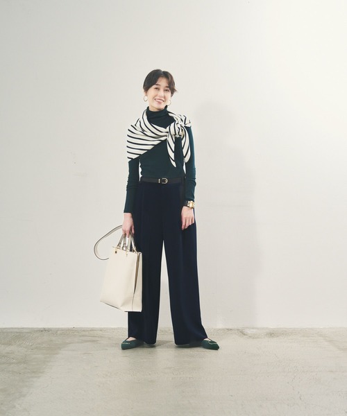 Elura（エルーラ）の「ダブルクロスセミワイドパンツ＜低身長サイズあり＞/133682（その他パンツ・レディース・フューシャピンク/ホワイト/ネイビー・FREE(S)/MEDIUM/LARGE）」の21枚目の写真