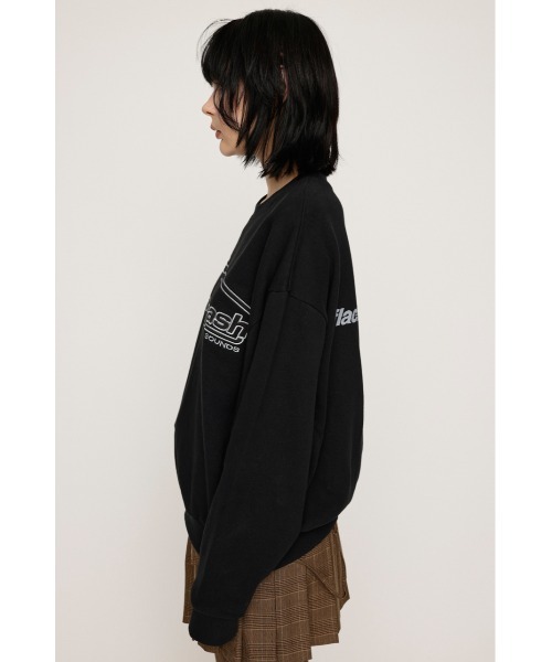tシャツ LOGO STITCH SW TOPS ロゴ ステッチ スウェット トップス レディース SLY tシャツ LOGO STITCH SW TOPS ロゴ ステッチ スウェット