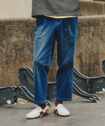 Gramicci(O~`)GRAMICCI×BEAVER/O~`×r[o[@ʒTUCK TAPERD DENIM PANT ^bNe[p[hfjpc(fjpc)