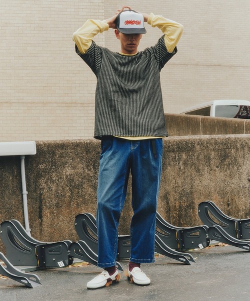 GRAMICCI×BEAVER/グラミチ×ビーバー 別注TUCK TAPERD DENIM PANT