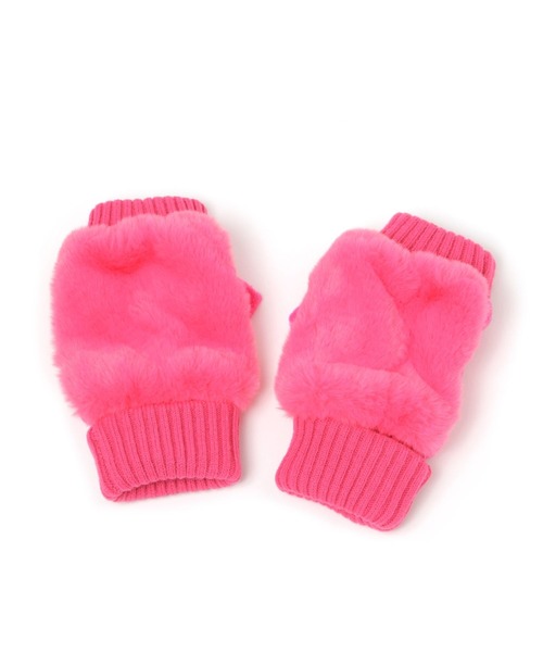 niko and...(ニコアンド)の「オリジナルアソートフェイクファーハンドウォーマー(手袋・レディース・オフホワイト/モカ/ピンク/クリアグリーン/その他1・FREE)」の14枚目の写真