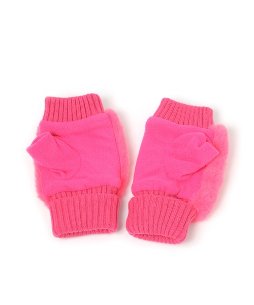 niko and...(ニコアンド)の「オリジナルアソートフェイクファーハンドウォーマー(手袋・レディース・オフホワイト/モカ/ピンク/クリアグリーン/その他1・FREE)」の15枚目の写真