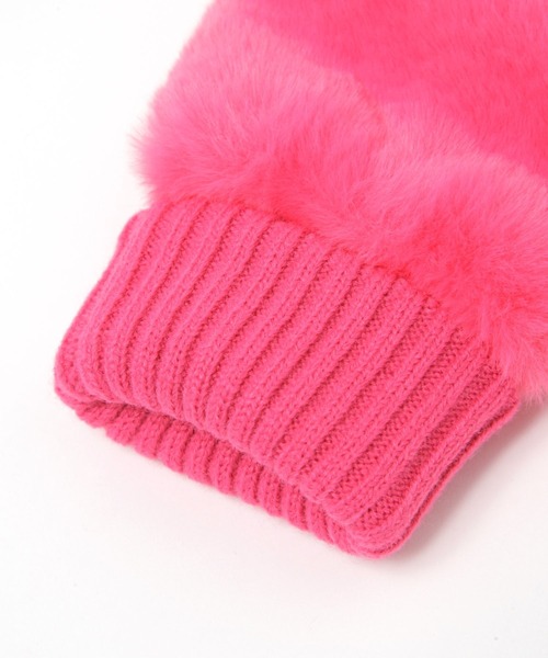 niko and...(ニコアンド)の「オリジナルアソートフェイクファーハンドウォーマー(手袋・レディース・オフホワイト/モカ/ピンク/クリアグリーン/その他1・FREE)」の17枚目の写真