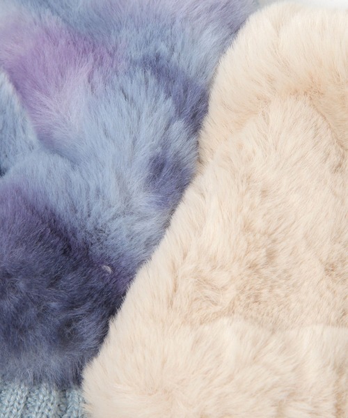 niko and...(ニコアンド)の「オリジナルアソートフェイクファーハンドウォーマー(手袋・レディース・オフホワイト/モカ/ピンク/クリアグリーン/その他1・FREE)」の20枚目の写真