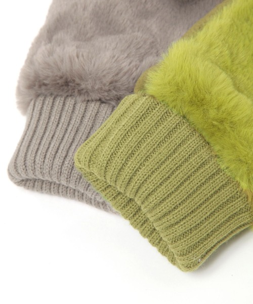 niko and...(ニコアンド)の「オリジナルアソートフェイクファーハンドウォーマー(手袋・レディース・オフホワイト/モカ/ピンク/クリアグリーン/その他1・FREE)」の22枚目の写真