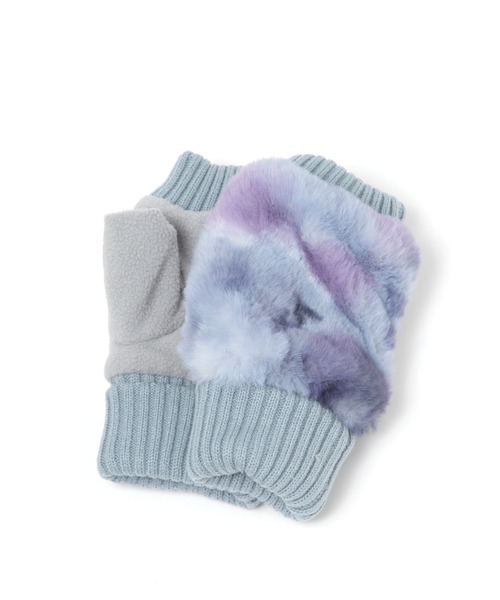 niko and...(ニコアンド)の「オリジナルアソートフェイクファーハンドウォーマー(手袋・レディース・オフホワイト/モカ/ピンク/クリアグリーン/その他1・FREE)」の7枚目の写真