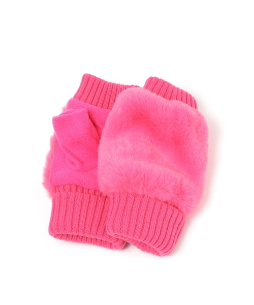 niko and...(ニコアンド)の「オリジナルアソートフェイクファーハンドウォーマー(手袋・レディース・オフホワイト/モカ/ピンク/クリアグリーン/その他1・FREE)」の9枚目の写真