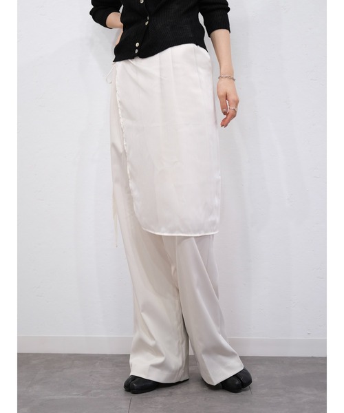 【特別訳あり特価】 セール】シアーラップスカート／sheer wrap skirt 巻きスカート 小物