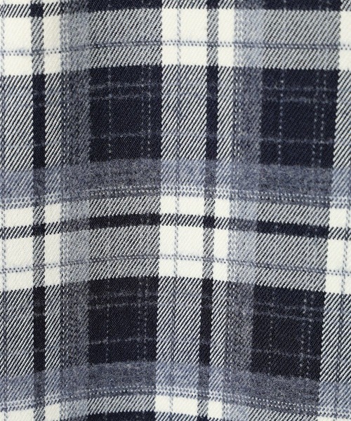 F i.n.t（フィント）の「【セットアップ対応】エンブレム釦ラップ風チェックミニスカート/fint（スカート・レディース・ネイビー×ホワイト/ベージュ×ブラック・FREE）」の15枚目の写真