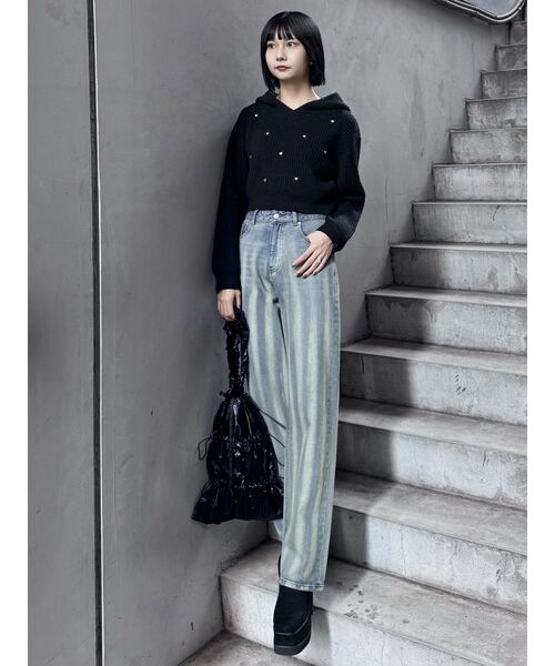 MURUA（ムルーア）の「シャーリングトートバッグ（トートバッグ・レディース・シルバー/ブラック/ゴールド系その他2・FREE）」の11枚目の写真