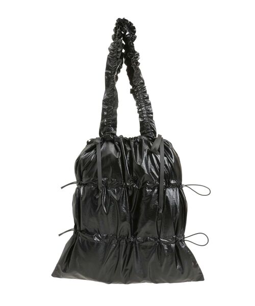 MURUA（ムルーア）の「シャーリングトートバッグ（トートバッグ・レディース・シルバー/ブラック/ゴールド系その他2・FREE）」の9枚目の写真