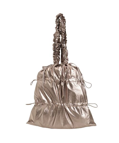 MURUA（ムルーア）の「シャーリングトートバッグ（トートバッグ・レディース・シルバー/ブラック/ゴールド系その他2・FREE）」の5枚目の写真