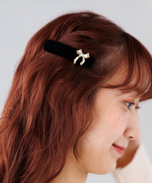 flower(フラワー)の「ドレスリボンピン(ヘアピン・レディース・シルバー/ゴールド・A/B)」の2枚目の写真