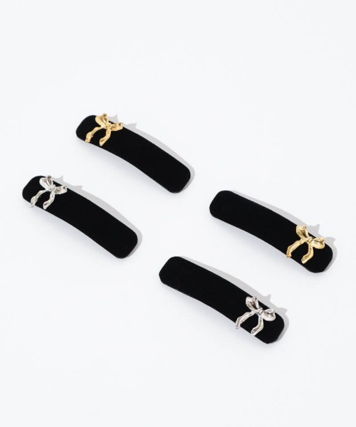 flower(フラワー)の「ドレスリボンピン(ヘアピン・レディース・シルバー/ゴールド・A/B)」の4枚目の写真