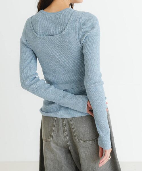 URBAN RESEARCH(アーバンリサーチ)の「『UR TECH』メランジコットンベスト(ベスト・レディース・オフホワイト/ピンク/ブルー・FREE)」の21枚目の写真