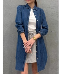 GAP ブラックデニムワンピース デニム マキシワンピース