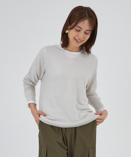 Summer sale QTUME（クチューム） ホールガーメントVネックニット 山形ニット 和紙ニット 軽いニット ホールガーメント 後ろ姿もきれい 軽いニット 楽天市場】Summer Sale 60%OFF QTUME（クチューム） ホール