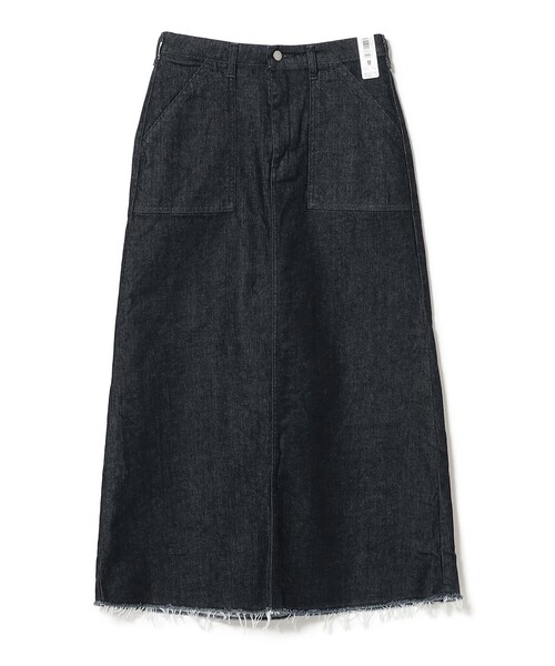 SOMETHING（サムシング）の「SOMETHING / ベイカースカート（S～M）（デニムスカート・レディース・インディゴブルー/ライトブルー・SMALL/MEDIUM）」の7枚目の写真