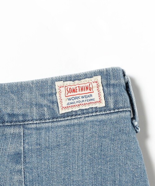 SOMETHING（サムシング）の「SOMETHING / ベイカースカート（S～M）（デニムスカート・レディース・インディゴブルー/ライトブルー・SMALL/MEDIUM）」の20枚目の写真