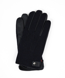 ABAHOUSE（アバハウス）の「【HarrisTweed】タッチパネル対応 / ラムレザーコンビ ベルト付きグローブ（手袋）」