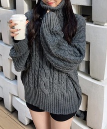 merrylatte | ボリュームケーブルニット(ニット/セーター)