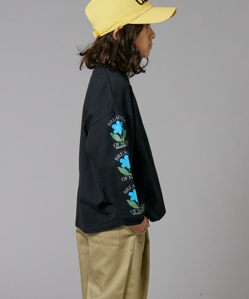 PAIRMANON STREET（ペアマノンストリート）の「【PAIRMANON STREET】袖 オリジナル プリント 長袖 Tシャツ トップス（Tシャツ/カットソー・キッズ・ホワイト/ホワイト系その他/ホワイト系その他3/グリーン/ブラック/ブラック系その他2/ホワイト系その他2/ブラック系その他/ブラック系その他3/オレンジ/ベージュ・100/110/120/130/140/150/160/90）」の18枚目の写真