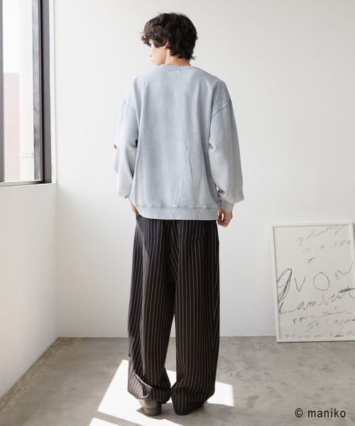 トレーナー スウェット 「PBLIM×manikoコラボ」グラフィックスウェット レディース メンズ セール】【PBLIM×manikoコラボ】グラフィックスウェット