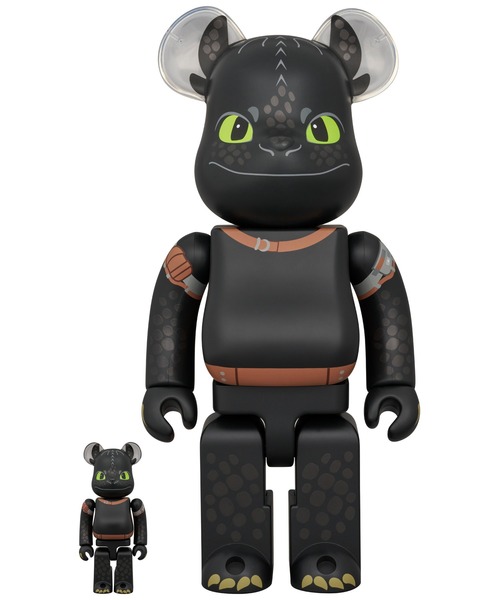 BE@RBRICK TOOTHLESS 100％ & 400％（フィギュア）｜BE@RBRICK（ベア