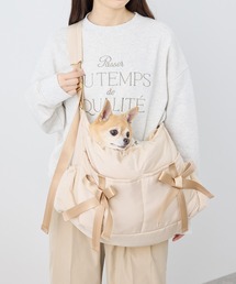 Casselini（キャセリーニ）の「【DOG】【Casselini/キャセリーニ別注】リボンキャリーバック（ペットウェア）」