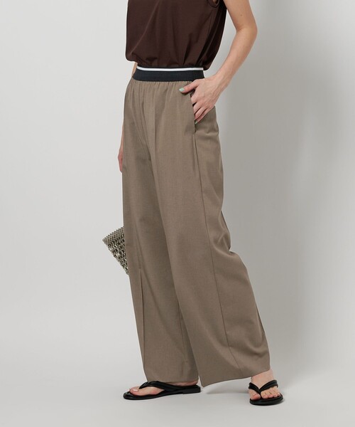 BEAUTY&YOUTH UNITED ARROWS(ビューティーアンドユースユナイテッドアローズ)の「ラインゴム ワイドパンツ -ウォッシャブル-(その他パンツ・レディース・コバルトブルー/モカ/ダークグレー・M/S/XS)」の10枚目の写真