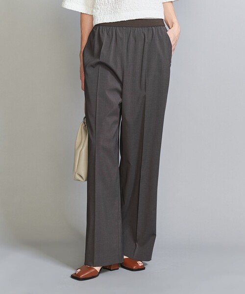 BEAUTY&YOUTH UNITED ARROWS(ビューティーアンドユースユナイテッドアローズ)の「ラインゴム ワイドパンツ -ウォッシャブル-(その他パンツ・レディース・コバルトブルー/モカ/ダークグレー・M/S/XS)」の17枚目の写真
