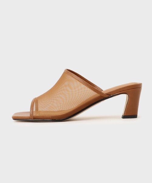 UNTITLED(アンタイトル)の「【旬トレンド】メッシュミュール(サンダル・レディース・ブラック/ダークブラウン・25/30/35/40/45)」の5枚目の写真