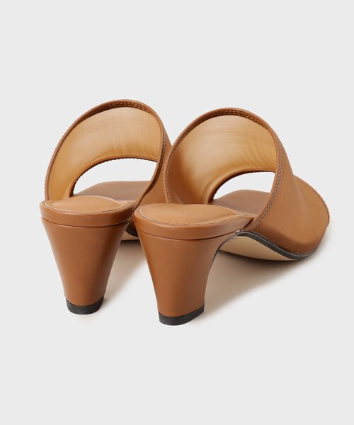 UNTITLED(アンタイトル)の「【旬トレンド】メッシュミュール(サンダル・レディース・ブラック/ダークブラウン・25/30/35/40/45)」の6枚目の写真