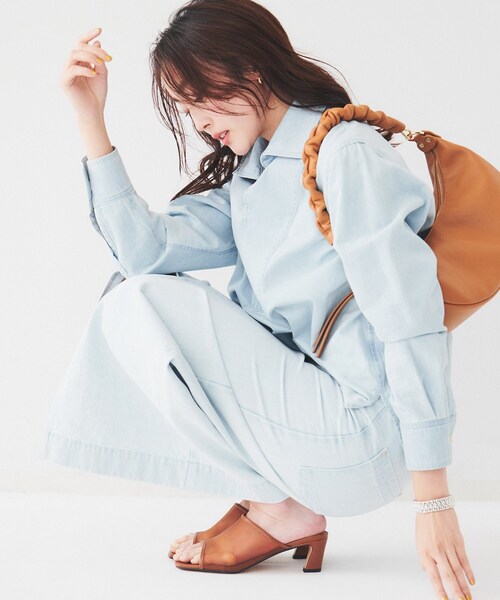 UNTITLED(アンタイトル)の「【旬トレンド】メッシュミュール(サンダル・レディース・ブラック/ダークブラウン・25/30/35/40/45)」の9枚目の写真