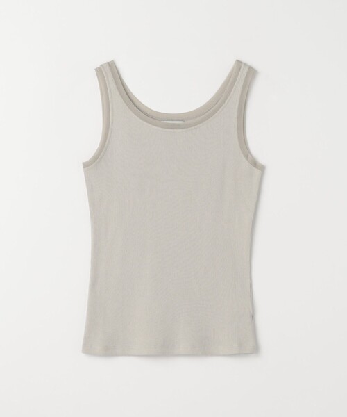 green label relaxing（グリーンレーベルリラクシング）の「チュール トリミング タンクトップ（Tシャツ/カットソー・レディース・オフホワイト/ブラック/ナチュラル・FREE）」の16枚目の写真