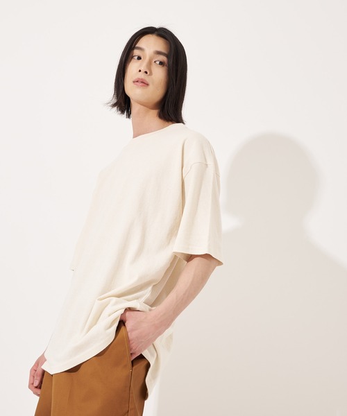 FRUIT OF THE LOOM(フルーツオブザルーム)の「USA HALF SLEEVE BIG T / Tシャツ / 半袖 / トップス / シンプル / カジュアル / 無地 / ユニセックス(Tシャツ/カットソー・メンズ・アイボリー/ホワイト・XL/L/M/S)」の2枚目の写真